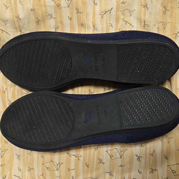 Navy Rothys,round toe - Picture 7 of 11
